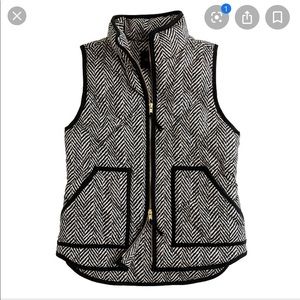 Jcrew excursion herringbone vest XXS